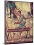 Italy, Campania Region, Naples Province, Pompei, House of Vettii Depicting Carpenter-null-Mounted Giclee Print