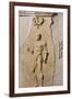 Italy, Campania, Villa Rustica Petraro, Stucco Relief Depicting Boxer Ready to Fight-null-Framed Giclee Print