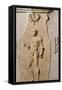 Italy, Campania, Villa Rustica Petraro, Stucco Relief Depicting Boxer Ready to Fight-null-Framed Stretched Canvas