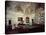 Italy, Casteldidone, Mina Della Scala Castle, Billiard Room-null-Stretched Canvas