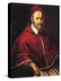 Italy, Castiglione Delle Stiviere, Portrait of Pope Paul V-null-Stretched Canvas