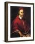 Italy, Castiglione Delle Stiviere, Portrait of Pope Paul V-null-Framed Giclee Print