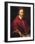 Italy, Castiglione Delle Stiviere, Portrait of Pope Paul V-null-Framed Giclee Print