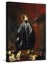 Italy, Castiglione Delle Stiviere, Saint Aloysius Gonzaga Prying for the Plague Victims-null-Stretched Canvas