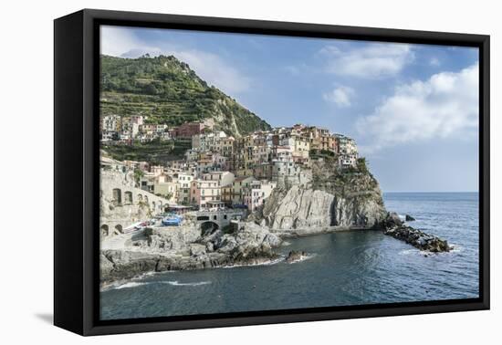 Italy, Cinque Terre, Manarola-Rob Tilley-Framed Stretched Canvas