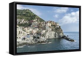 Italy, Cinque Terre, Manarola-Rob Tilley-Framed Stretched Canvas