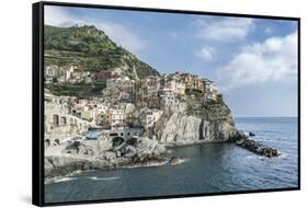Italy, Cinque Terre, Manarola-Rob Tilley-Framed Stretched Canvas