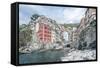 Italy, Cinque Terre, Riomaggiore-Rob Tilley-Framed Stretched Canvas