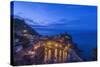 Italy, Cinque Terre, Vernazza at Dawn-Rob Tilley-Stretched Canvas