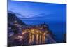 Italy, Cinque Terre, Vernazza at Dawn-Rob Tilley-Mounted Photographic Print