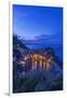 Italy, Cinque Terre, Vernazza at Dawn-Rob Tilley-Framed Photographic Print