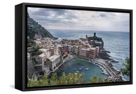 Italy, Cinque Terre, Vernazza-Rob Tilley-Framed Stretched Canvas