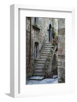 Italy, Civita de Bagnoregio Staircase-John Ford-Framed Photographic Print