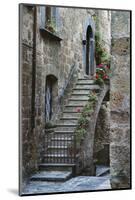 Italy, Civita de Bagnoregio Staircase-John Ford-Mounted Photographic Print