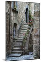 Italy, Civita de Bagnoregio Staircase-John Ford-Mounted Photographic Print