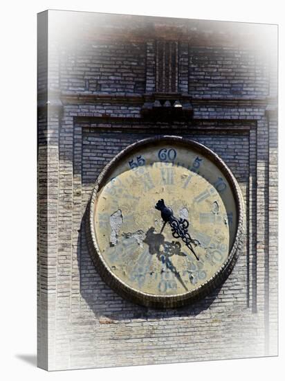 Italy Clock 2-Chris Bliss-Stretched Canvas