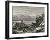 Italy. Como View of the Town Near the Lake-null-Framed Giclee Print