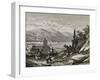 Italy. Como View of the Town Near the Lake-null-Framed Giclee Print