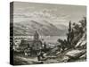 Italy. Como View of the Town Near the Lake-null-Stretched Canvas