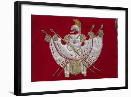 Italy, Corazzieri Trumpeters Emblem at Cuirassiers Gala-null-Framed Giclee Print