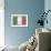 Italy Country Flag - Barnwood Painting-Lantern Press-Framed Art Print displayed on a wall