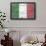 Italy Country Flag - Barnwood Painting-Lantern Press-Framed Art Print displayed on a wall