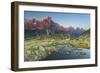 Italy, Dolomites, Trentino Alto Adige, Pale Di San Martino Mountains-Alfonso Morabito-Framed Photographic Print