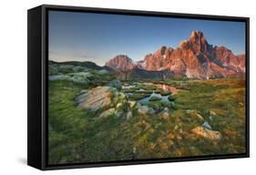 Italy, Dolomites, Trentino Alto Adige, Pale Di San Martino Mountains-Alfonso Morabito-Framed Stretched Canvas