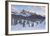 Italy, Dolomites, Veneto, Cadini Misurina on Sunset-Anne Maenurm-Framed Photographic Print