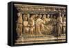 Italy, Emilia-Romagna, Bologna, Saint Dominic Basilica, Reginald of Orleans Sarcophagus Detail-null-Framed Stretched Canvas