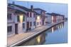 Italy, Emilia Romagna, Comacchio Houses by a Canal-Roberto Cattini-Mounted Photographic Print