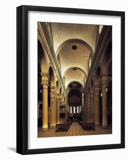 Italy, Emilia-Romagna, Faenza, Faenza Cathedral, Main Nave-null-Framed Giclee Print