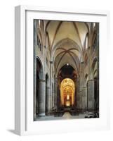 Italy, Emilia-Romagna, Piacenza, Cathedral of Santa Giustina and Santa Maria Assunta, Central Aisle-null-Framed Giclee Print