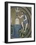 Italy, Emilia Romagna, Ravenna, Arian Baptistery, Cupula, Baptism of Christ, Mosaic-null-Framed Giclee Print