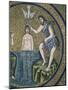 Italy, Emilia Romagna, Ravenna, Arian Baptistery, Cupula, Baptism of Christ, Mosaic-null-Mounted Giclee Print