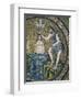 Italy, Emilia Romagna, Ravenna, Arian Baptistery, Cupula, Baptism of Christ, Mosaic-null-Framed Giclee Print