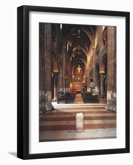 Italy, Emilia Romagna Region, Modena, Central Nave of Cathedral-null-Framed Giclee Print