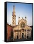 Italy, Emilia Romagna Region, Modena, Facade of Cathedral and Ghirlandina Tower-null-Framed Stretched Canvas