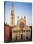 Italy, Emilia Romagna Region, Modena, Facade of Cathedral and Ghirlandina Tower-null-Stretched Canvas