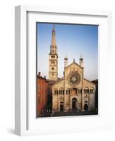 Italy, Emilia Romagna Region, Modena, Facade of Cathedral and Ghirlandina Tower-null-Framed Giclee Print