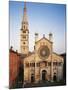 Italy, Emilia Romagna Region, Modena, Facade of Cathedral and Ghirlandina Tower-null-Mounted Giclee Print