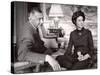 Italy Fiat President Giovanni Agnelli with His Wife at Home Near Turin-David Lees-Stretched Canvas