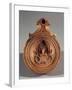 Italy, Fictile Votive Lamp with Jupiter Ammon Head from the Rebatto Tomb of Ateste-null-Framed Giclee Print