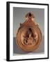 Italy, Fictile Votive Lamp with Jupiter Ammon Head from the Rebatto Tomb of Ateste-null-Framed Giclee Print