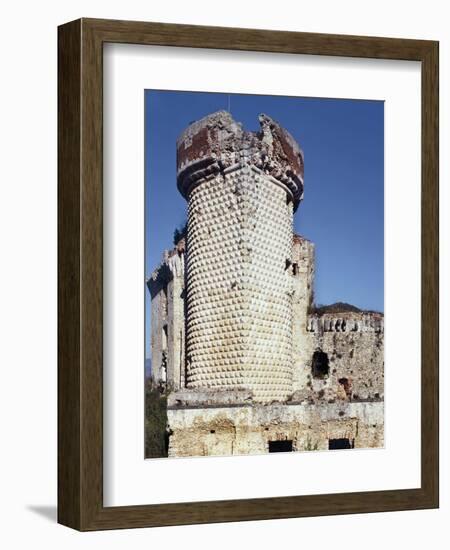 Italy, Finale Ligure, Castel Govone-null-Framed Giclee Print