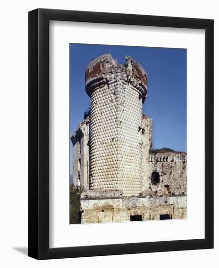 Italy, Finale Ligure, Castel Govone-null-Framed Giclee Print