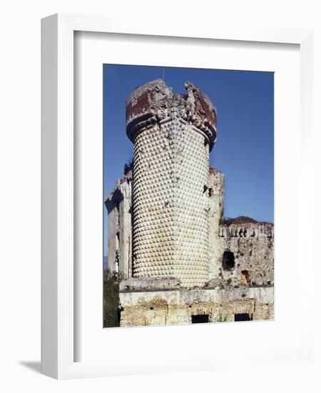 Italy, Finale Ligure, Castel Govone-null-Framed Giclee Print