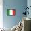 Italy Flag Art Print Poster-null-Framed Poster displayed on a wall