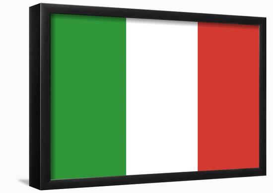 Italy Flag Art Print Poster-null-Framed Poster