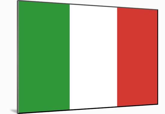 Italy Flag Art Print Poster-null-Mounted Poster